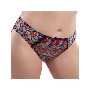 NWOT Savage x Fenty Butterfly Floral Embroidered Bikini Panties- Plus Size 1X